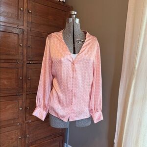 Halogen Light Pink Button Down Shirt